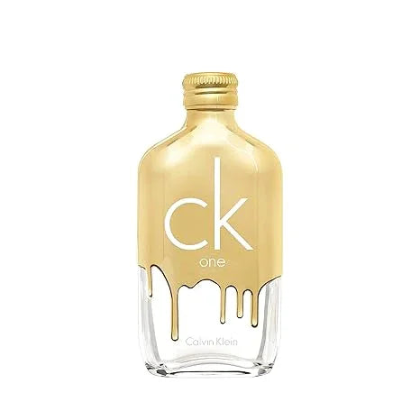 Calvin Klein Ck One Gold Eau de Toilette bottle close-up detail
