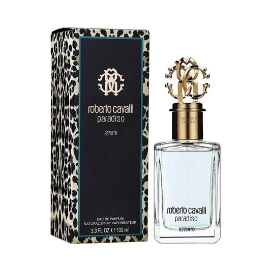 Roberto Cavalli Paradiso Azzuro Eau de Parfum perfume bottle