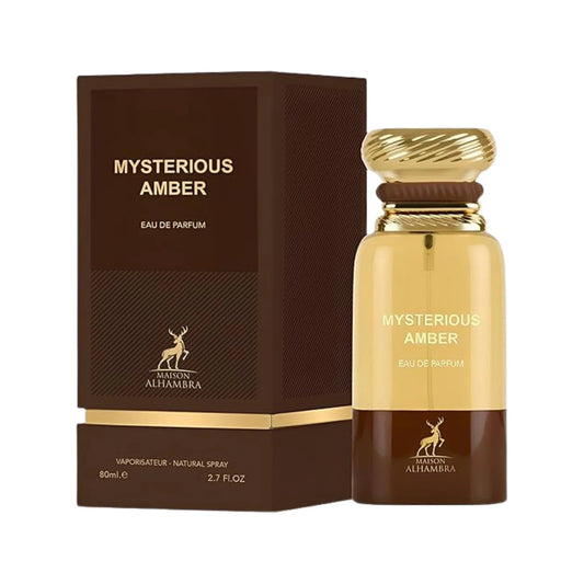 Maison Alhambra Mysterious Amber Eau de Parfum perfume bottle