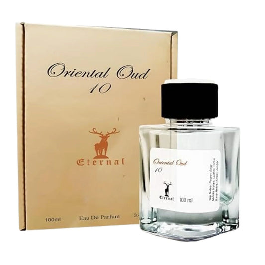 Khalis Oriental Oud 10 Eternal Collection Eau de Parfum perfume bottle