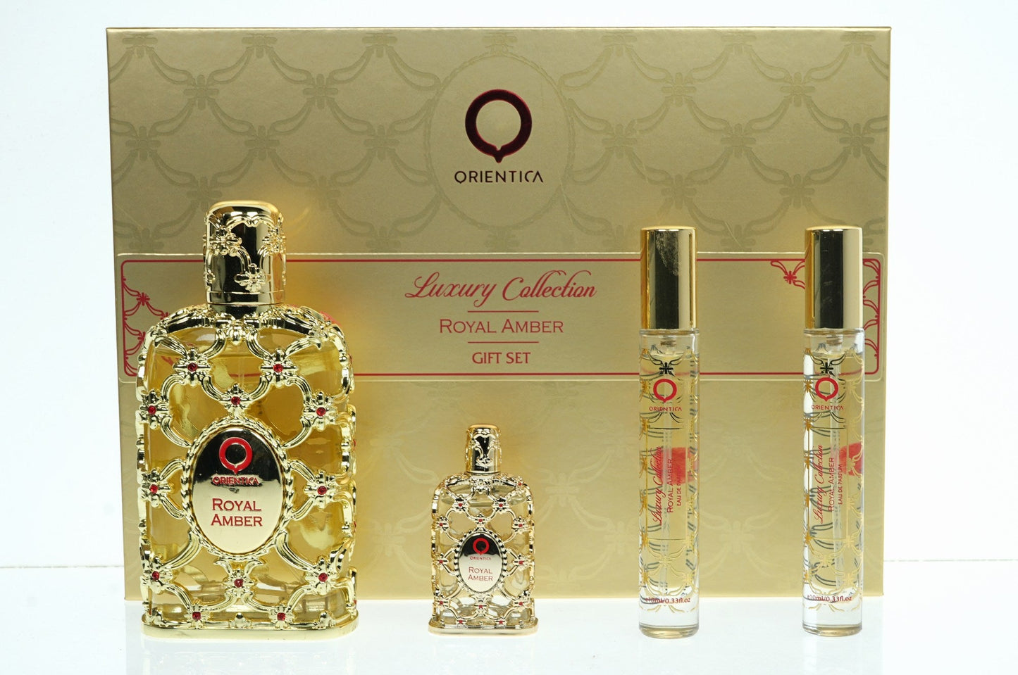 Orientica Royal Amber Eau de Parfum carton and packaging