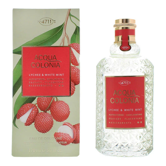 4711 Acqua Colonia Lychee & White Mint Eau de Cologne perfume bottle
