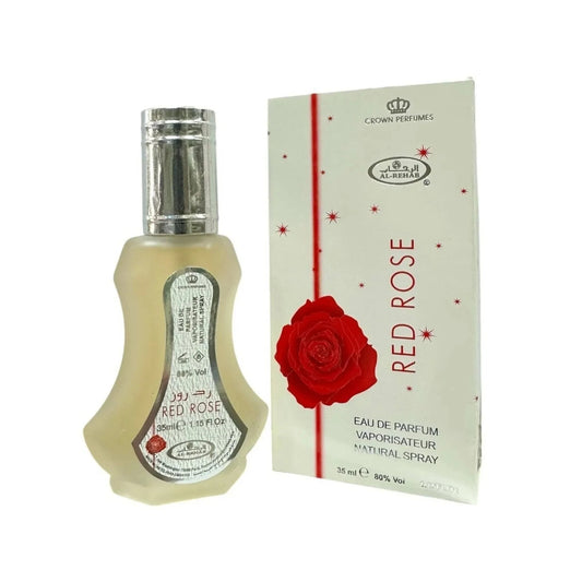 Al Rehab Red Rose Eau de Parfum perfume bottle