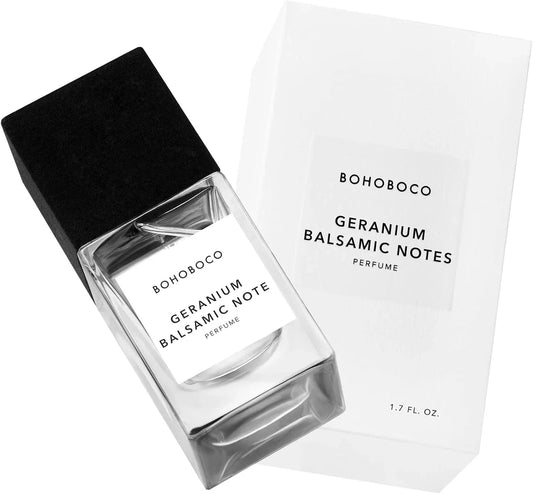 Bohoboco Geranium Balsamic Note Parfum perfume bottle