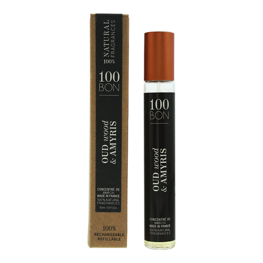 100 Bon Oud Wood & Amyris Concentre Eau de Parfum perfume bottle