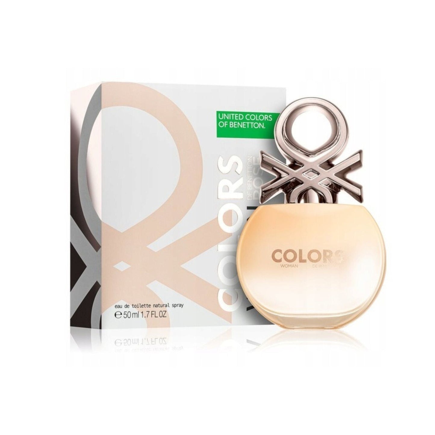 Benetton Colors Woman Rose Eau de Toilette bottle and box
