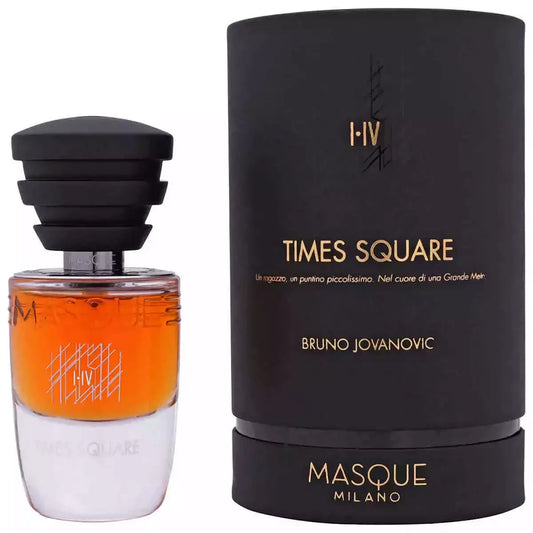 Masque Milano Times Square Bruno Jovanovic Eau de Parfum perfume bottle