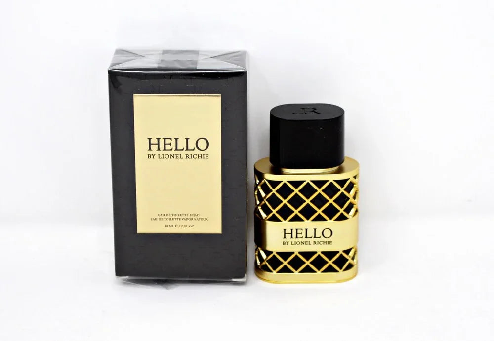 Lionel Richie Hello Eau de Toilette bottle and box