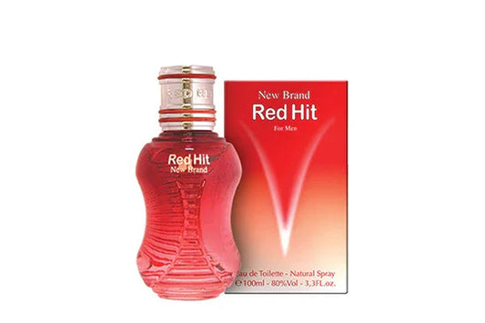 New Brand Red Hit Eau de Toilette perfume bottle