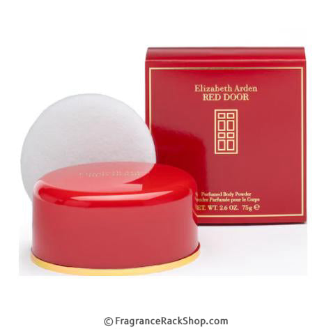 Red Door Body Powder Elizabeth Arden perfume bottle