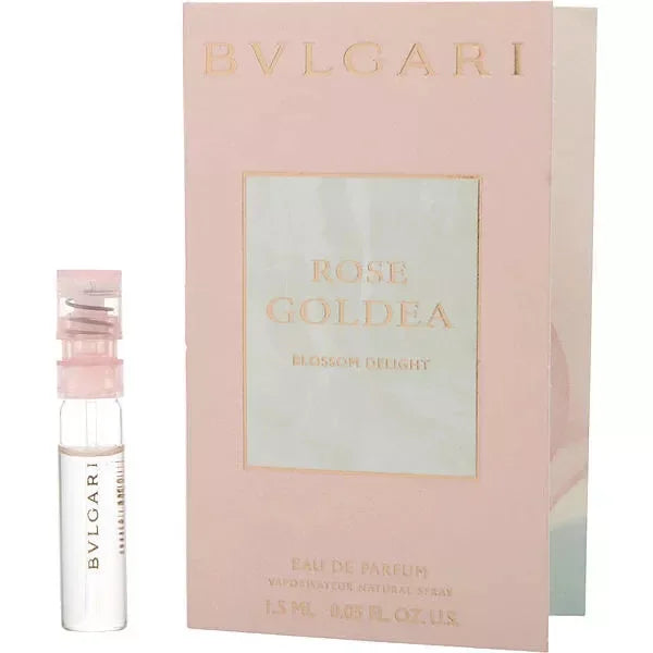 Bvlgari Rose Goldea Blossom Delight Eau de Parfum label detail