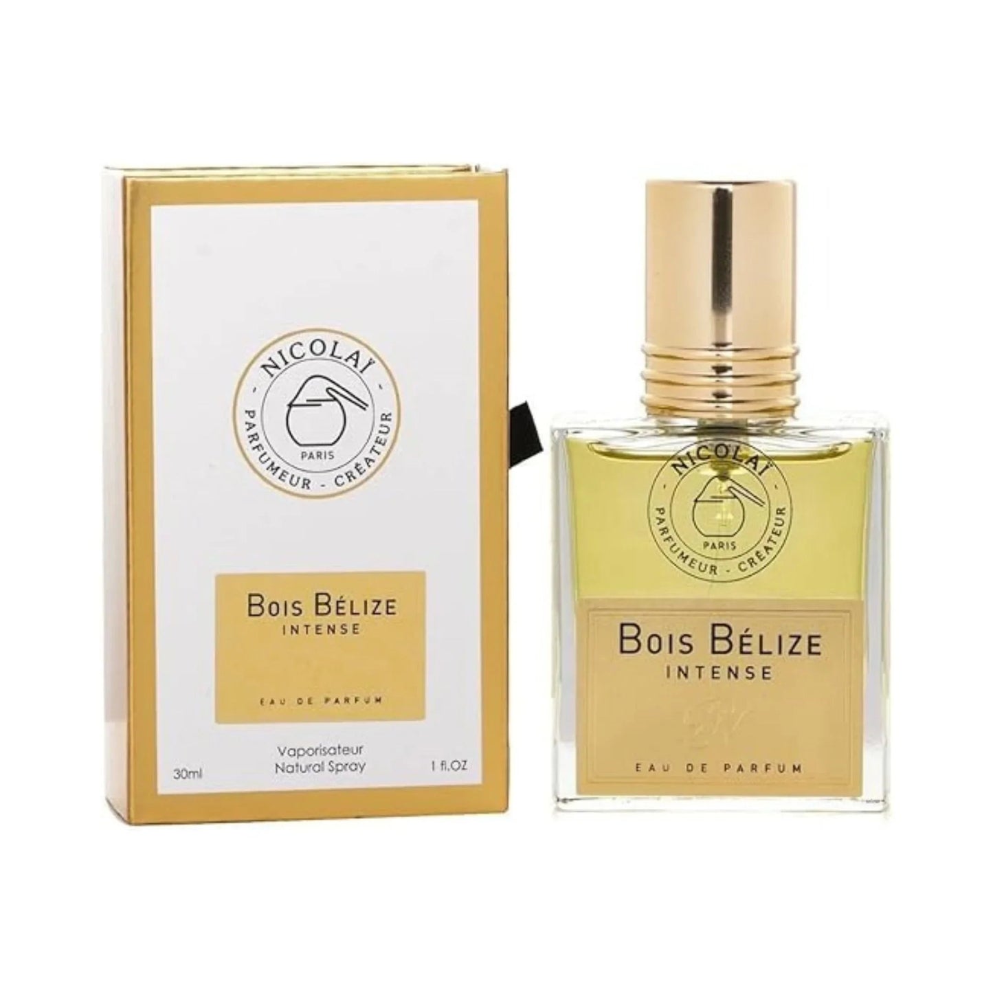 Nicolai Parfumeur Createur Bois Belize Intense Eau de Parfum packaging box