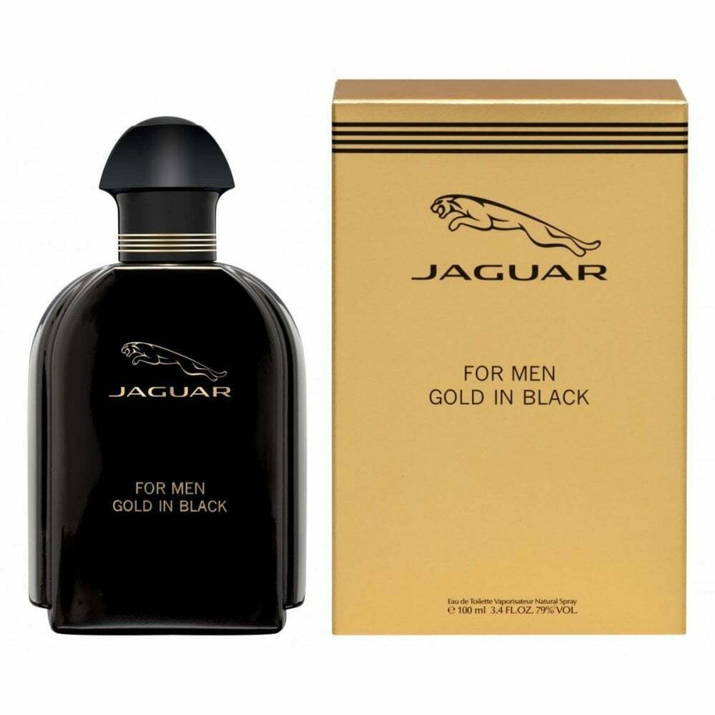 Jaguar Gold In Black Eau de Toilette perfume bottle