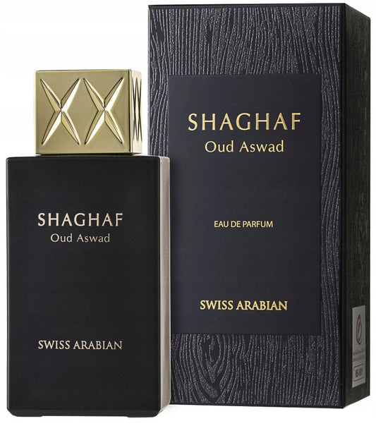 Swiss Arabian Shaghaf Oud Aswad Eau de Parfum perfume bottle
