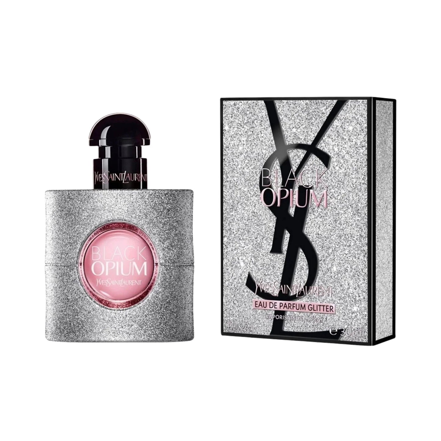 Yves Saint Laurent Black Opium Glitter Eau de Parfum packaging box
