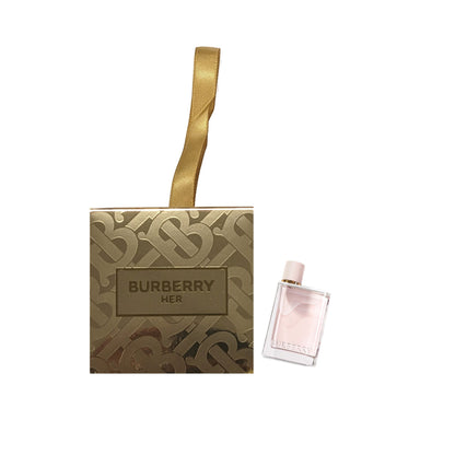 Burberry Her Eau de Parfum bottle close-up detail