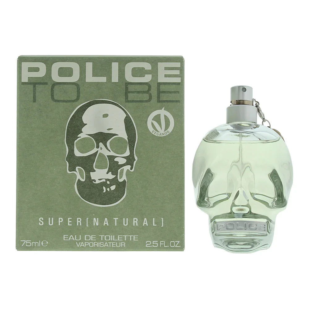 Police To Be Super Natural Eau de Toilette bottle and box
