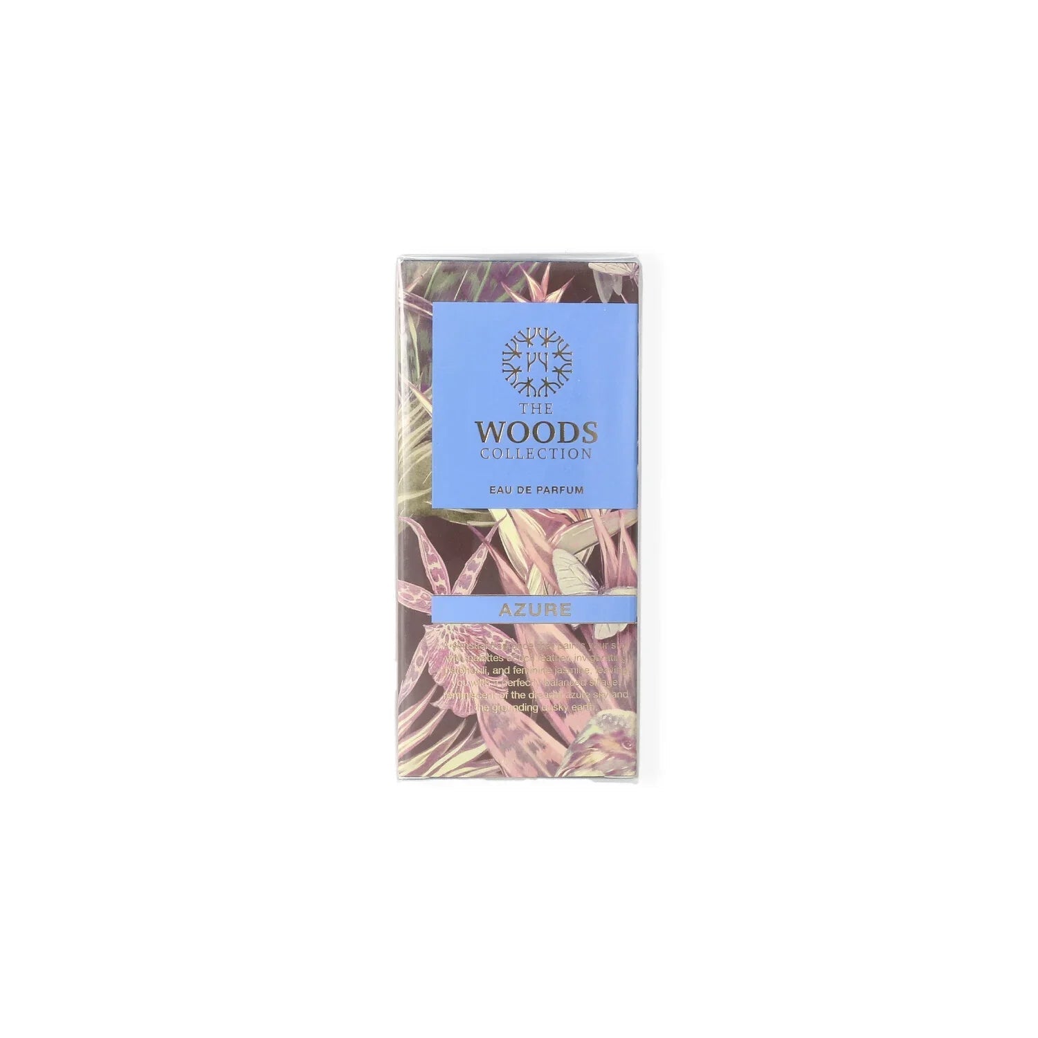The Woods Collection Azure Eau de Parfum packaging box