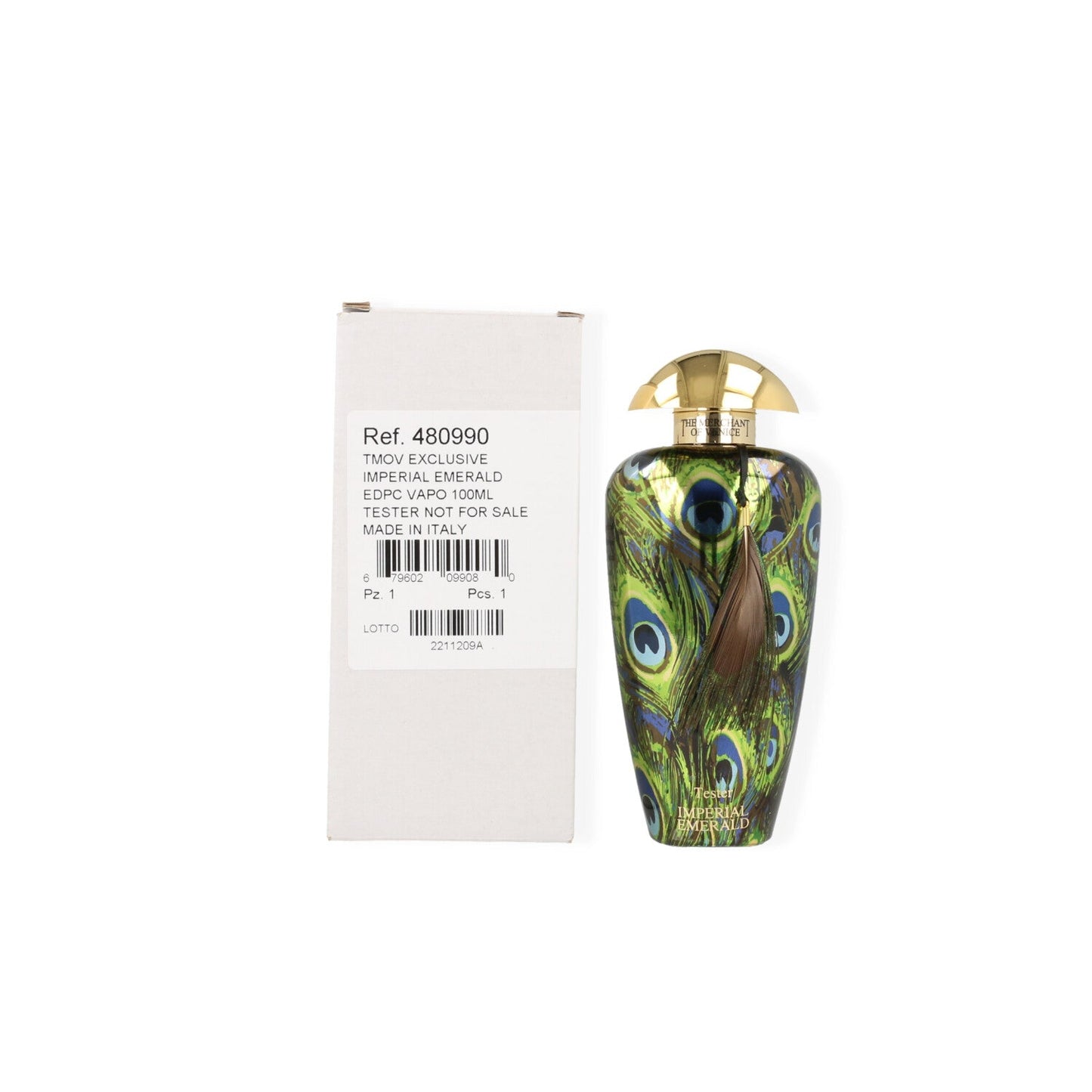 The Merchant of Venice Imperial Emerald Eau de Parfum carton and packaging