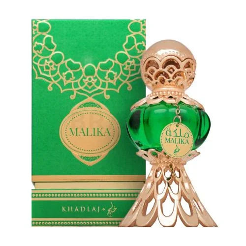 Khadlaj Malika Green Perfume Oil perfume bottle