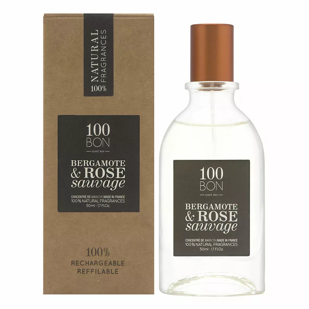 100 Bon Bergamote & Rose Sauvage Eau de Parfum bottle and box
