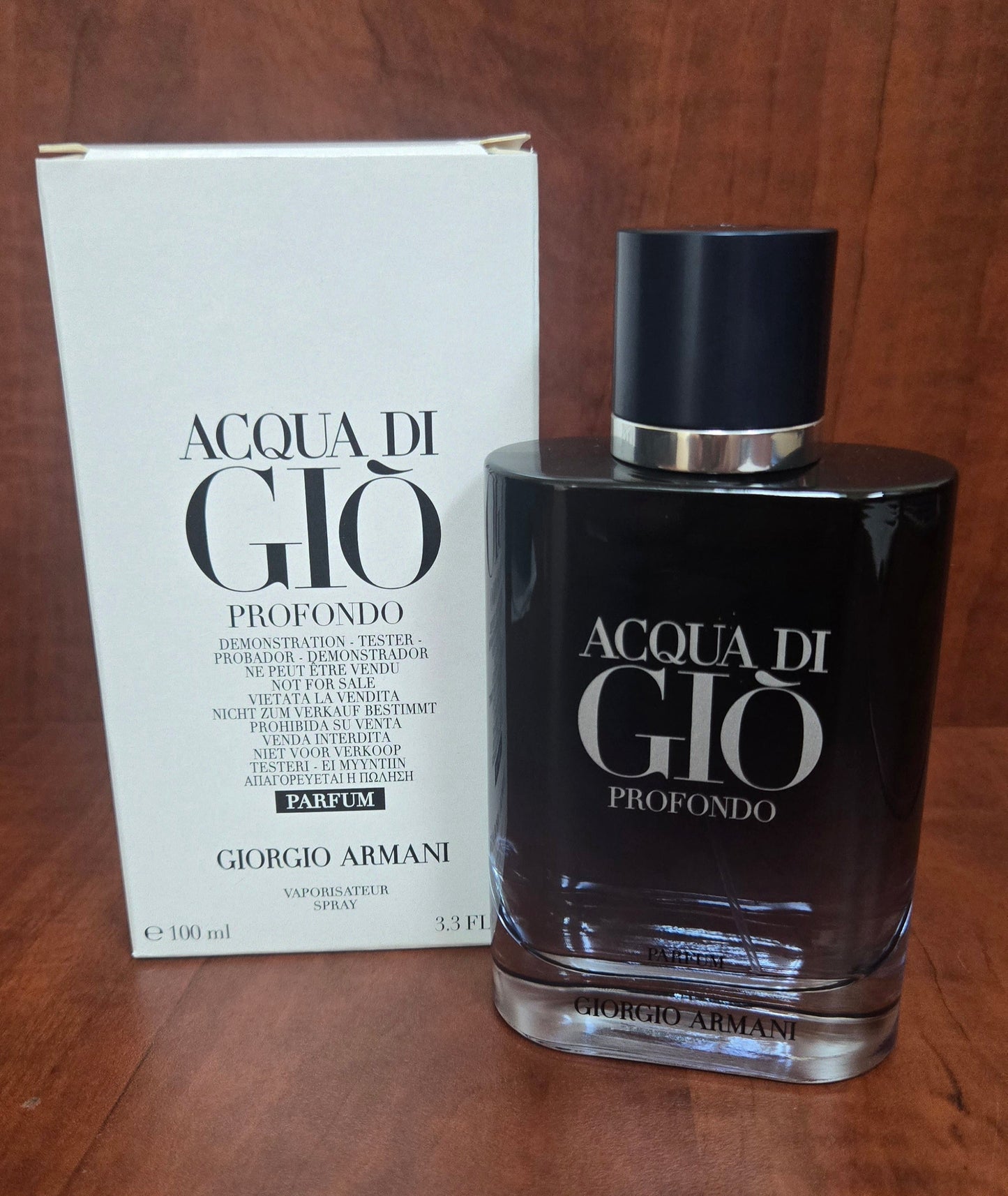 Giorgio Armani Acqua Di Gio Profondo Parfum label detail