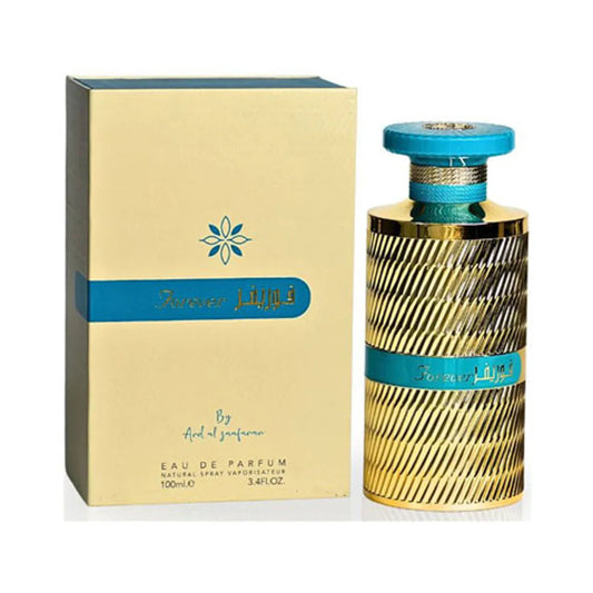Ard Al Zaafaran Forever Gold Blue Eau de Parfum perfume bottle