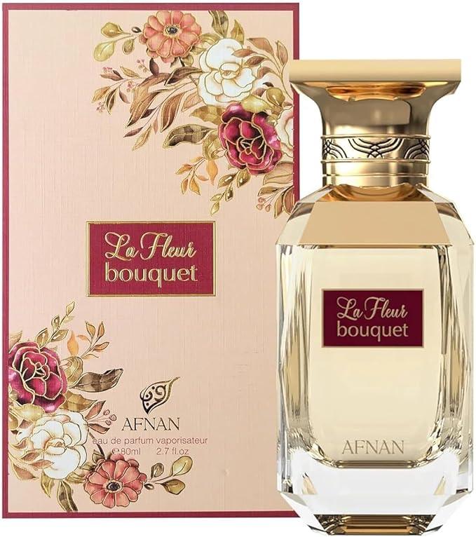 Afnan La Fleur Bouquet Eau de Parfum bottle and box