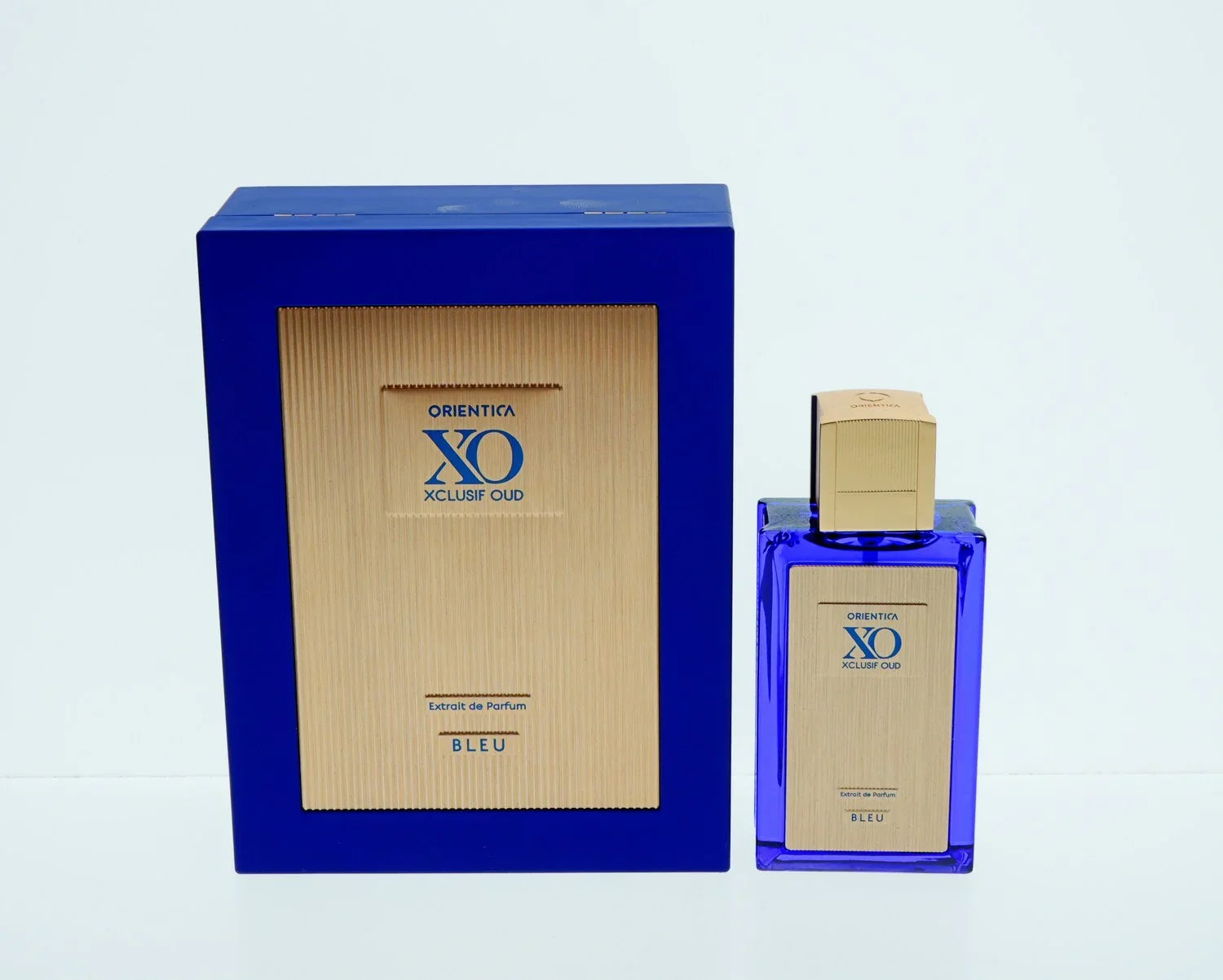 Orientica XO Xclusif Oud Bleu Extrait de Parfum perfume bottle
