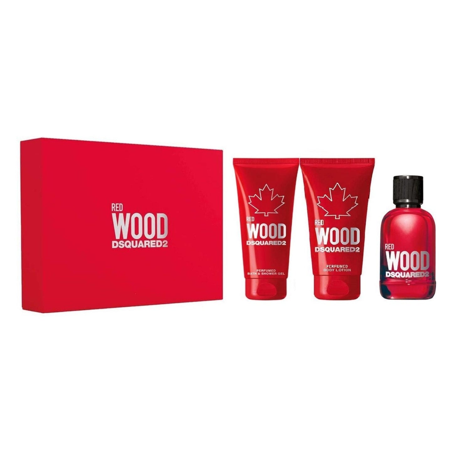 Dsquared2 Red Wood Eau de Toilette carton and packaging