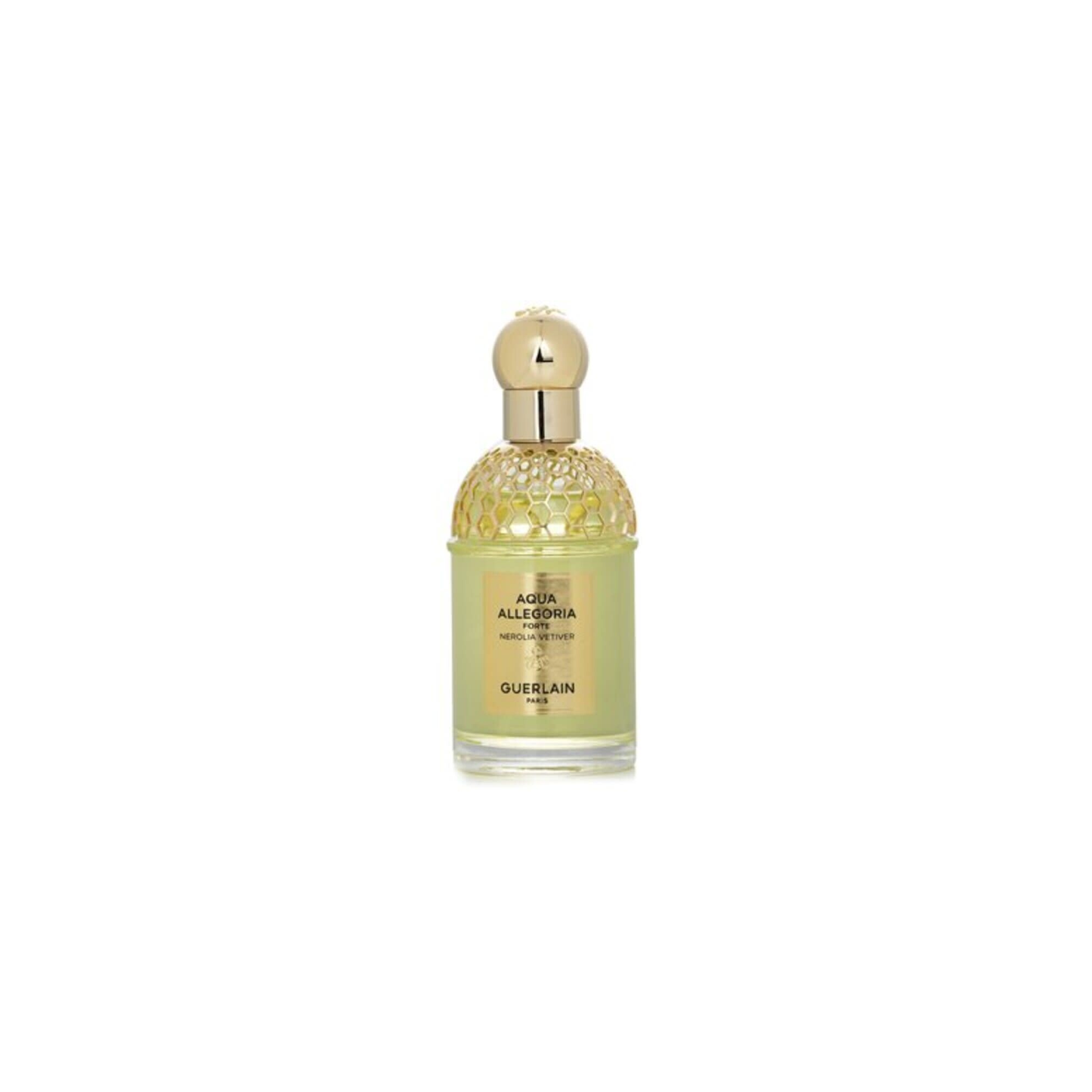 Guerlain Aqua Allegoria Forte Nerolia Vetiver Eau de Parfum bottle close-up detail