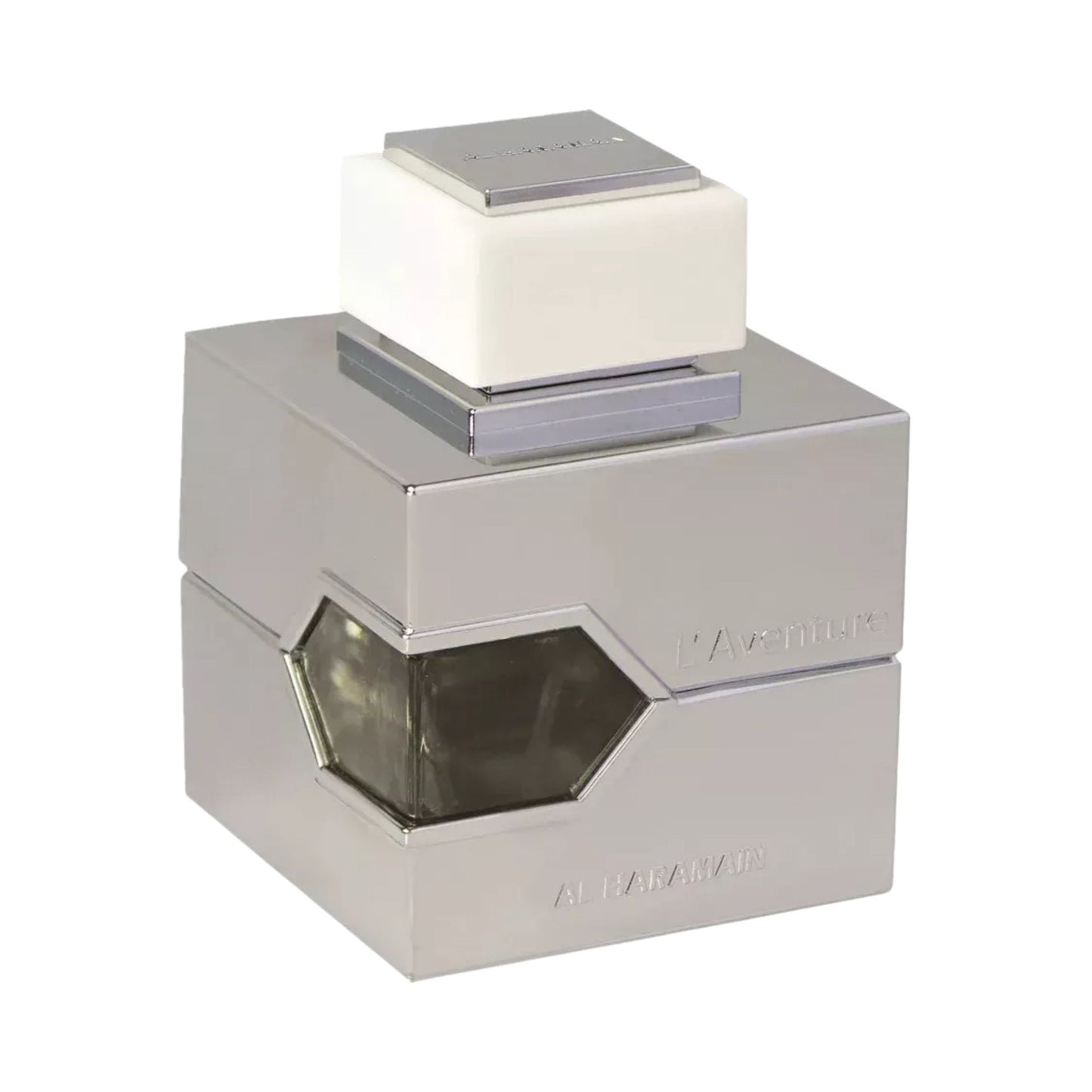 Al Haramain L'aventure Blanche Eau de Parfum carton and packaging