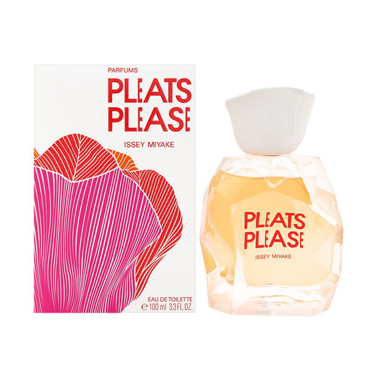 Issey Miyake Pleats Please Eau de Toilette perfume bottle