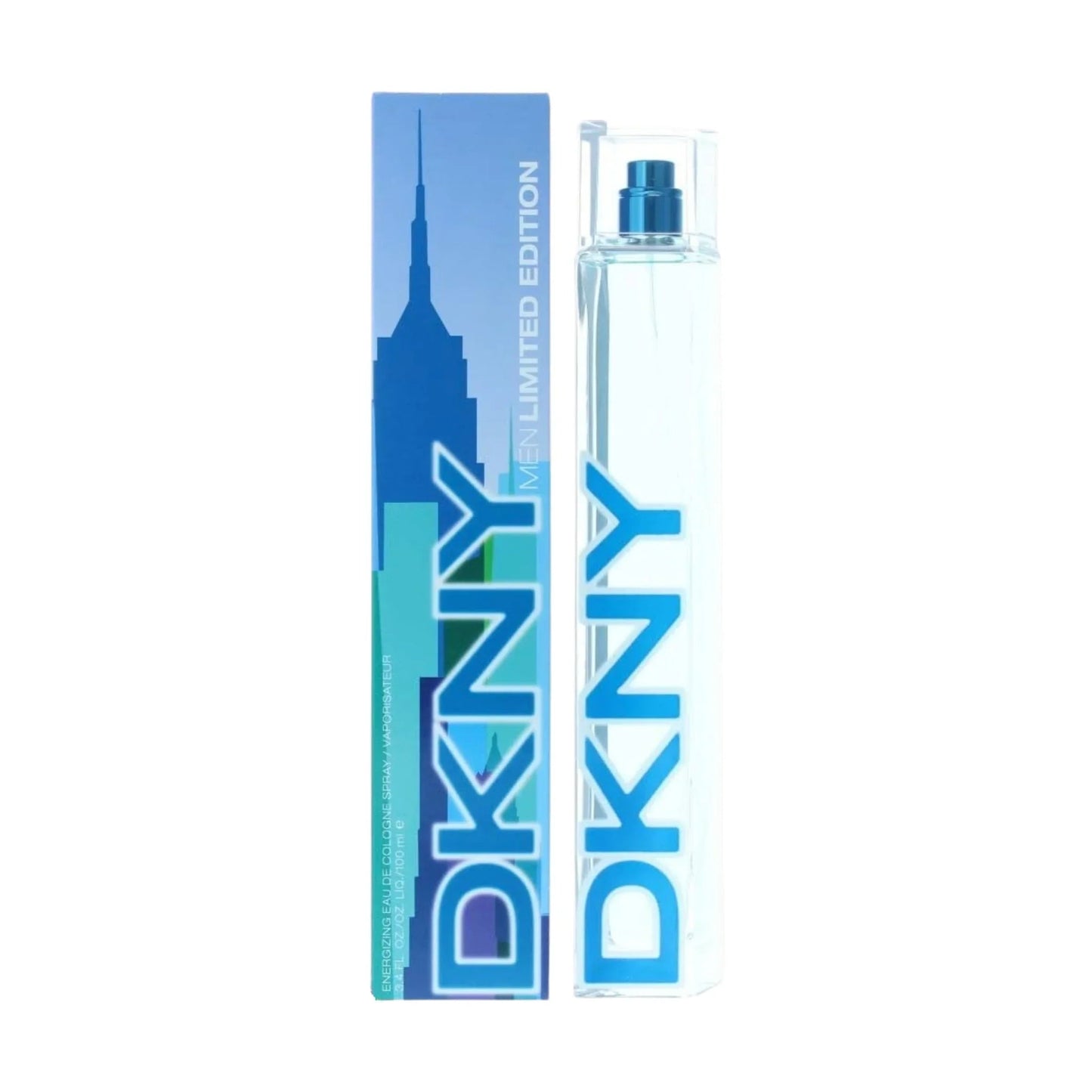 DKNY Men Energizing Eau de Cologne bottle and box
