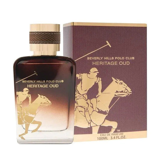 Beverly Hills Polo Club Heritage Oud Eau de Parfum perfume bottle
