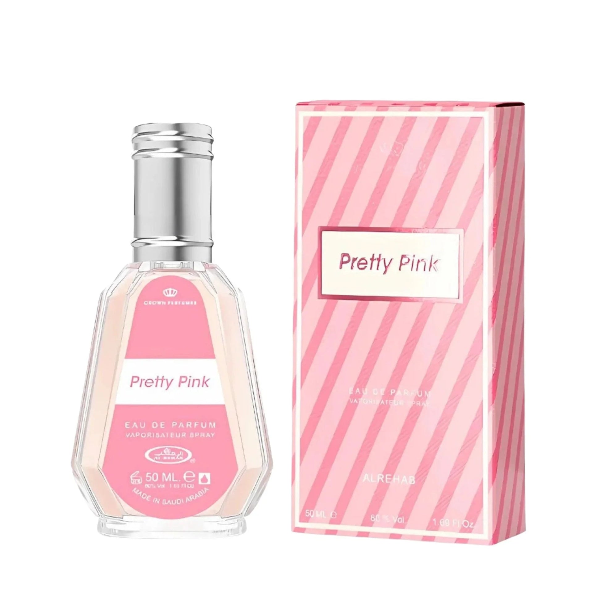 Al Rehab Pretty Pink Eau de Parfum perfume bottle