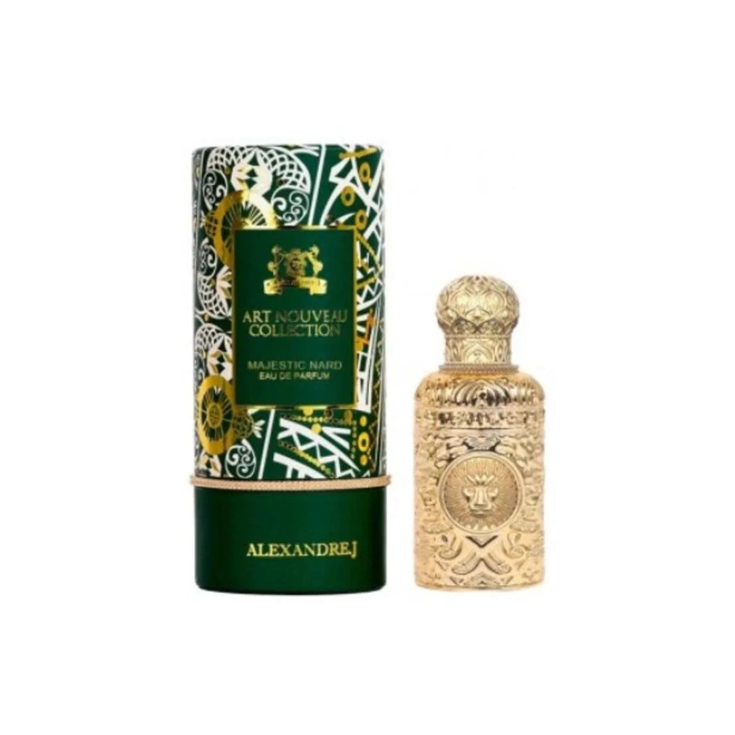 Alexandre.J Majestic Nard Art Nouveau Collection Eau de Parfum bottle and box