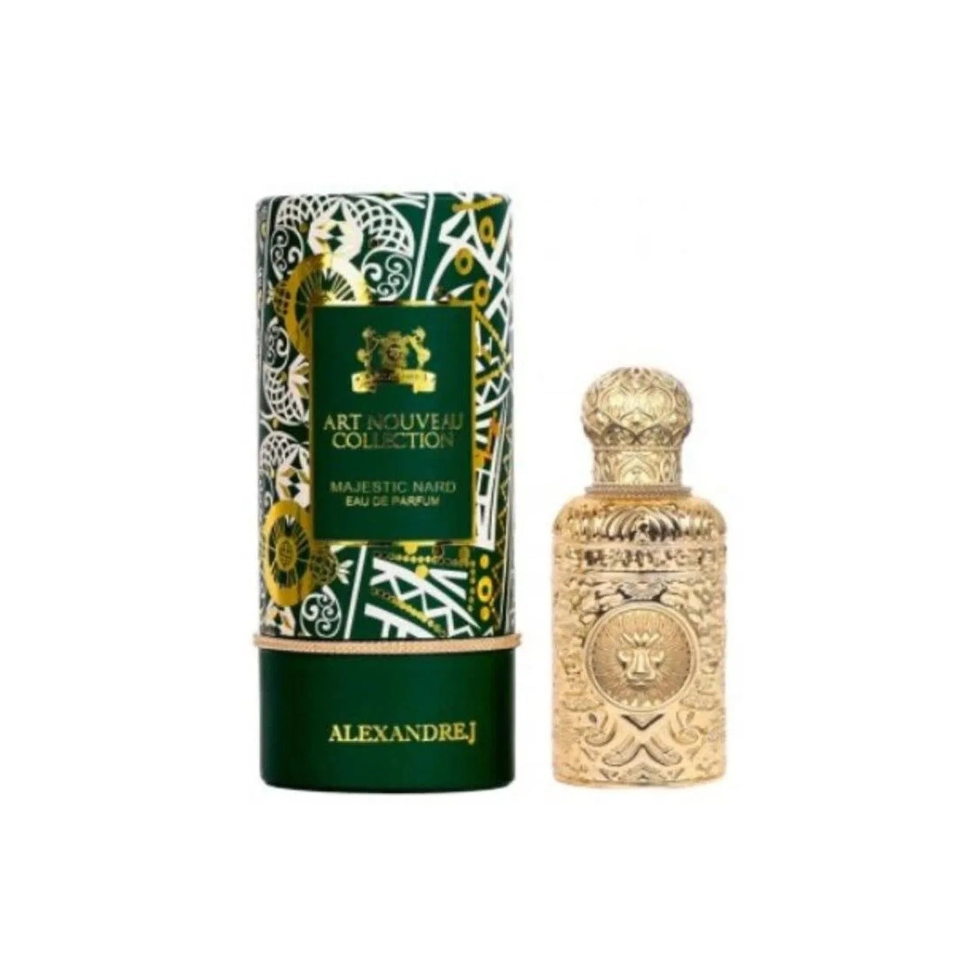 Alexandre.J Majestic Nard Art Nouveau Collection Eau de Parfum bottle and box