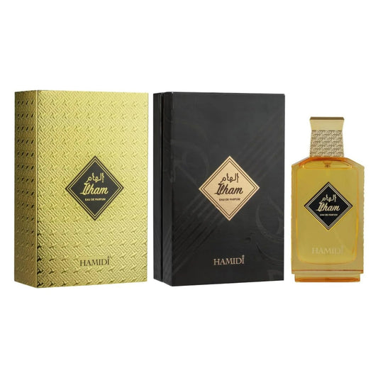 Hamidi Ilham Gold Eau de Parfum perfume bottle