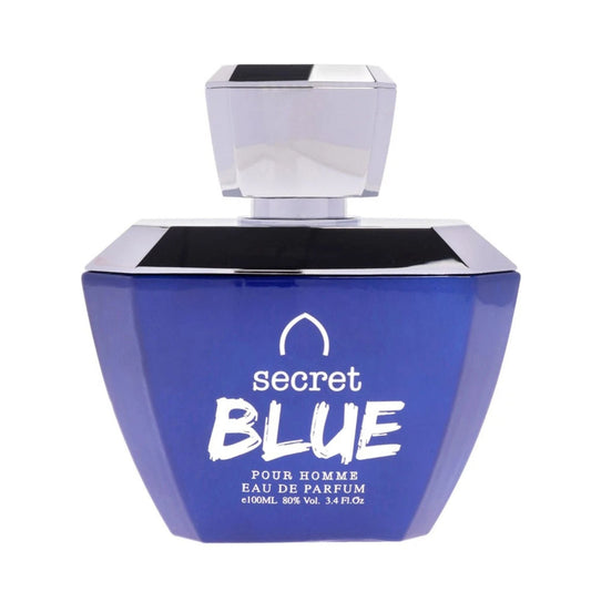 Khalis Secret Blue Luxury Collection Eau de Parfum perfume bottle