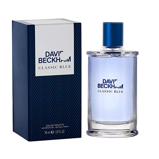 David Beckham Classic Blue Eau de Toilette perfume bottle