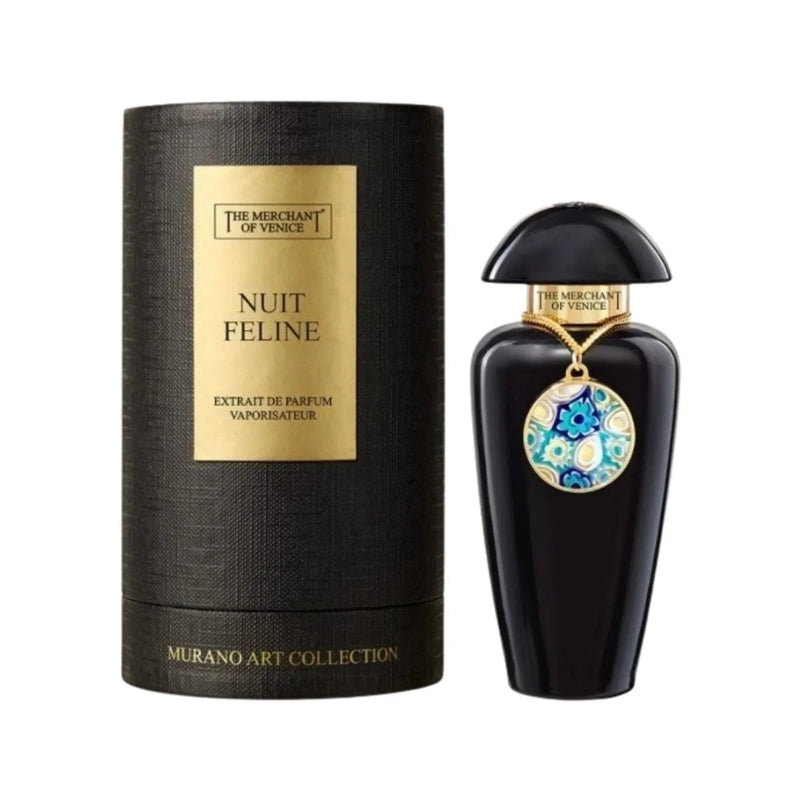 The Merchant Of Venice Nuit Feline Murano Art Collection