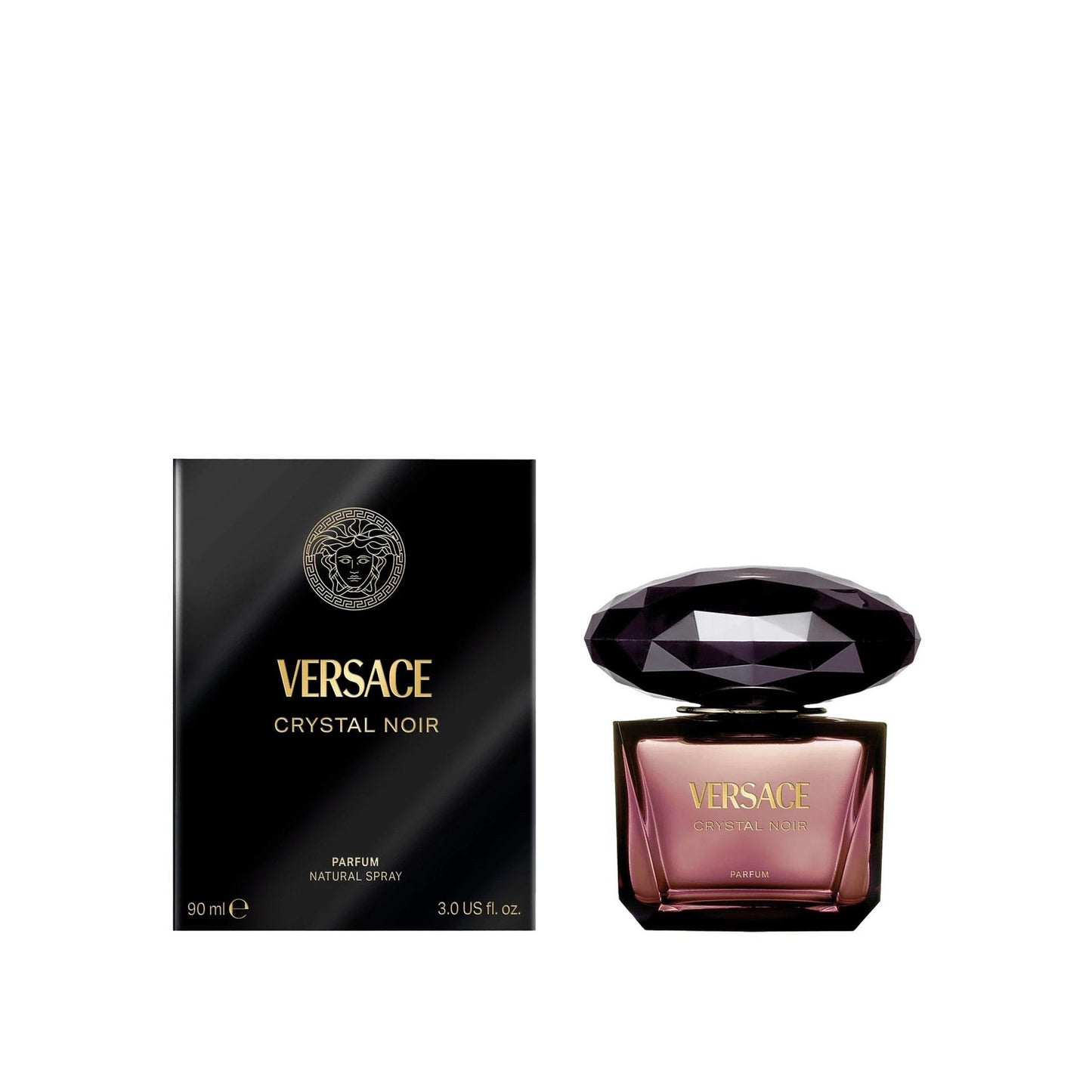 Versace Crystal Noir Parfum packaging box