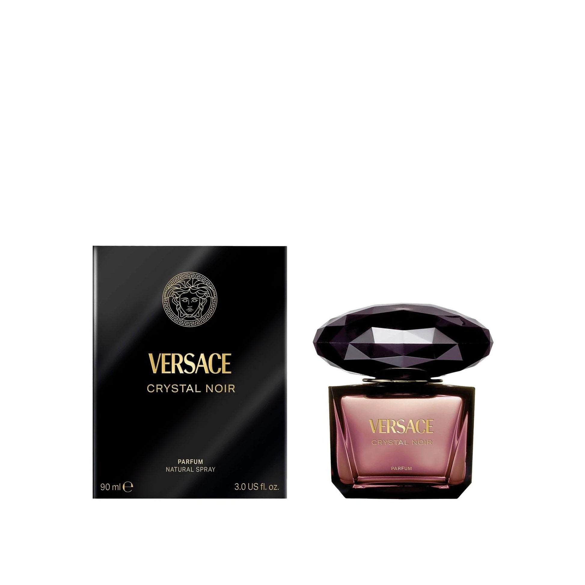 Versace Crystal Noir Parfum packaging box