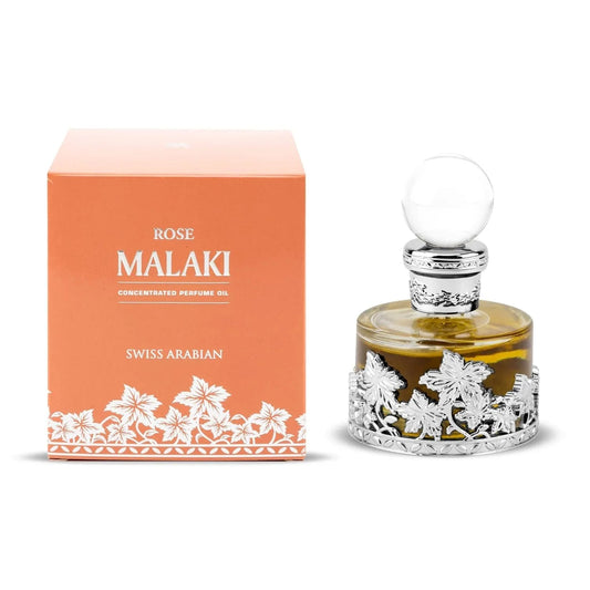 Swiss Arabian Rose Malaki Perfume Oil perfume bottle