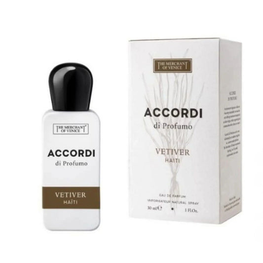 The Merchant of Venice Vetiver Haiti Eau de Parfum perfume bottle