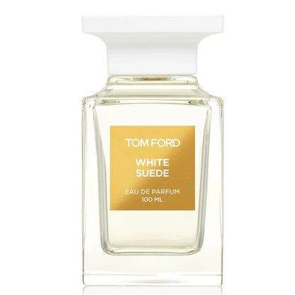 Tom Ford White Suede Eau de Parfum bottle close-up detail