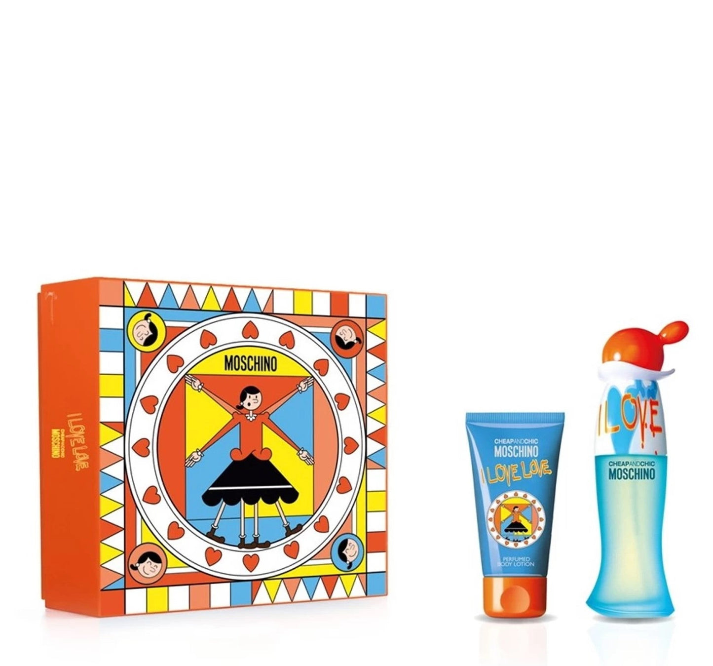 Moschino Cheap & Chic I Love Love Eau de Toilette boxed presentation