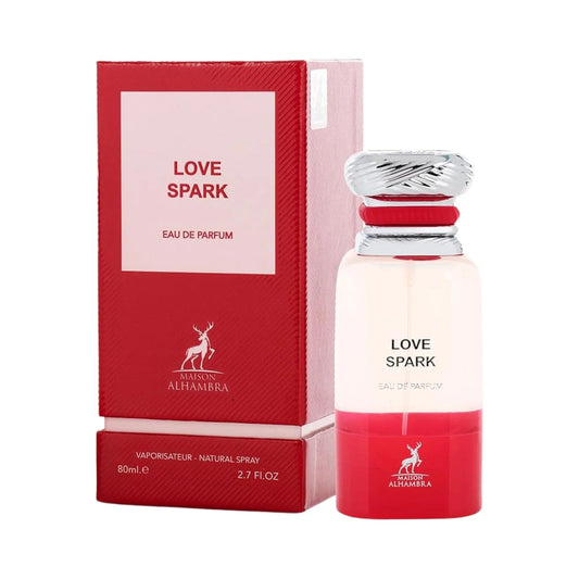 Maison Alhambra Love Spark Eau de Parfum perfume bottle