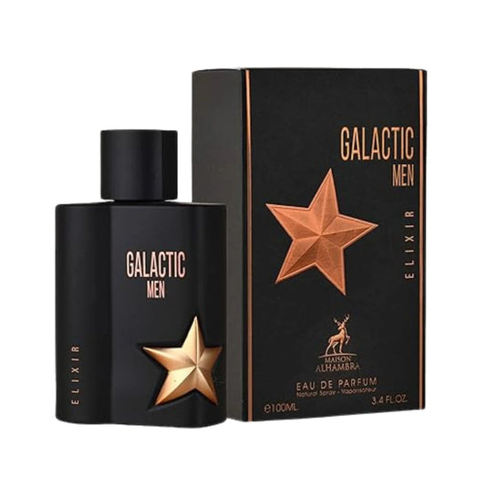 Maison Alhambra Galactic Men Elixir Eau de Parfum perfume bottle